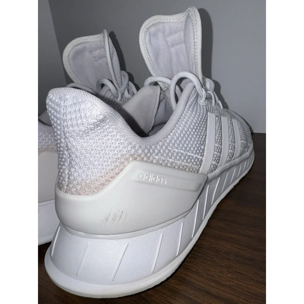 Adidas QUESTAR Flow Running‎ Shoes HO1179 Triple White Size 13